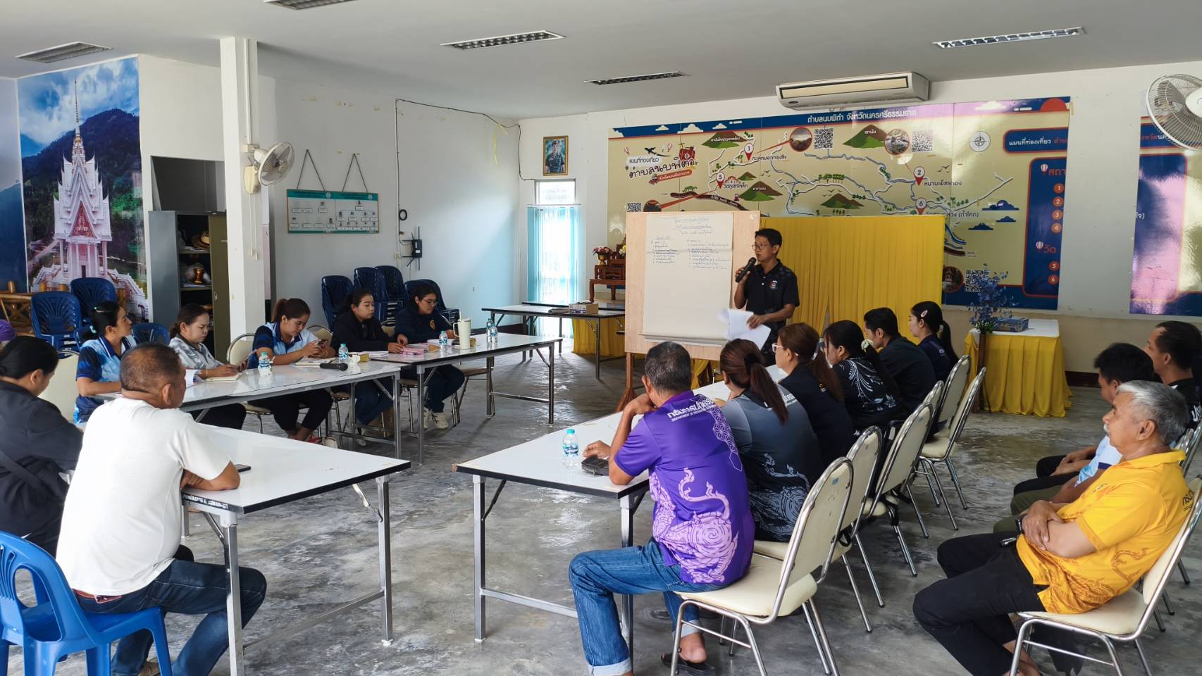 ดำเนินโครงการประชุมเชิงปฏิบัติการจัดทําแผนพัฒนาตำบลนบพิตำ