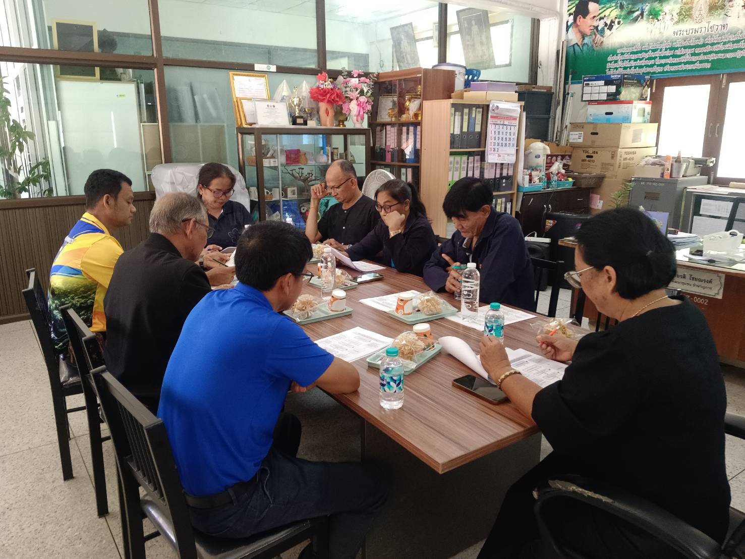 สพอ.นบพิตำสนับสนุนการดำเนินงาน กองทุนหมู่บ้านและชุมชนเมือง